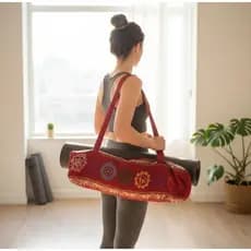 Bolsa para tapete de yoga indiano chakras importadas