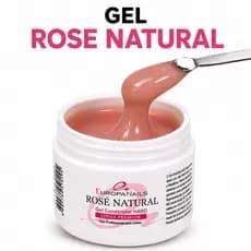 Gel T3 Rosé Natural Alongamento de Unhas Autonivelante Alta Resistência Premium Europa Nails 15/24g
