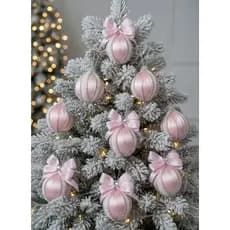 Bola de Natal Rosa - Enfeite de Natal - Enfeite para Arvore de Natal
