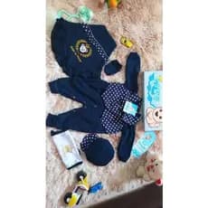 Saída de Maternidade Bebê menino 5 Peças