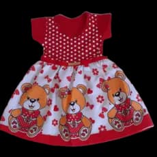 Vestido para Bebe Infantil Menina até 6 meses