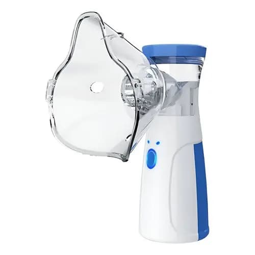 Nebulizador Inalador Ultrassônico Portátil Fácil Uso Premium Cor Branco 110v/220v
