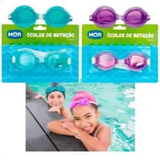 Oculos Natação Infantil Fashion Mor Antiembaçante Protetor Piscina Mergulho Barato Promoção!!