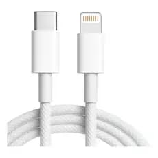 Cabo para Carregador USB-C Lightning 6A  Alta Velocidade Compatível Celulares Smartphones Tablets Resistência