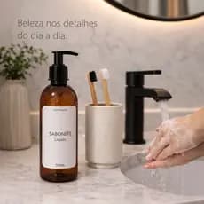 Kit Frascos Transparente ou Âmbar Para Shampoo e Condicionador 500ml + Envio Rápido