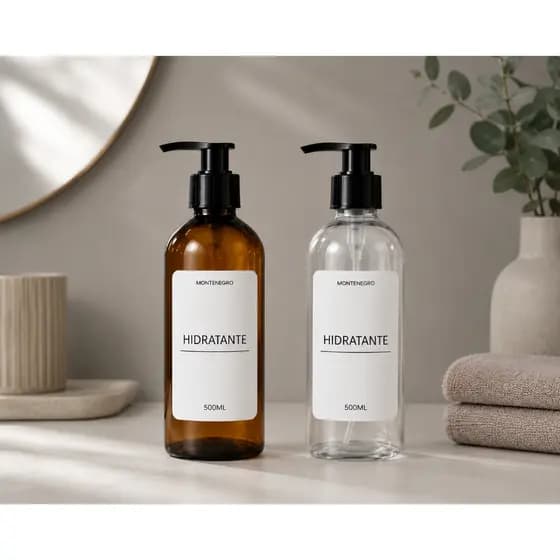 Kit Frasco Hidratante até 10 unidades - rosca 28/410 + Envio Imediato