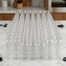 Garrafa Pet 200/300/500ml - até 50 unidades + Envio Imediato