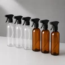 kit 3 Borrifadores Pulverizador Premium 500ml Gatilho Reforçado Profissional Limpeza e Jardim - Frasco