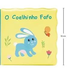 LIVRINHO DE BANHO O COELHINHO FOFO