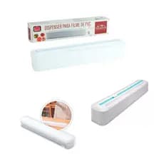Dispenser Cortador Film Pvc Ventosa Gruda Metal Parede Vidro