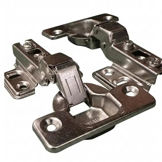 Kit 20 Dobradiças Curva Comum Porta Armário 35mm