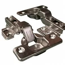 Kit 20 Dobradiças Curva Comum Porta Armário 35mm