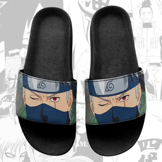 Chinelo Slide KAKASHI - chinelo personalizado - coleção naruto - kakashi _ ANBU