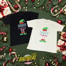 Camiseta de Natal - GRINCH VIBES