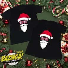Camiseta de Natal - Papai Noel