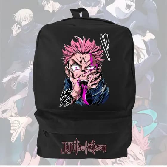 Mochila JUJUTSU KAISEN 6 escolar estampada personalizada anime SAKUNA ITADORI