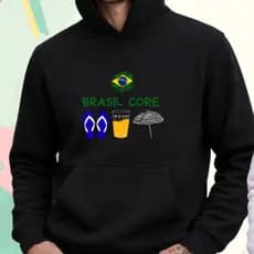 Moletom BRASIL CORE - Moletom Canguru - Copa Futebol