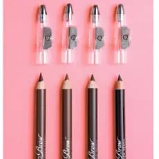 Lápis de madeira para Sobrancelhas Go Brow RK by Kiss - black  Brown