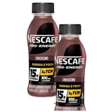 Kit 2 Unidades Suplemento Alimentar Nescafé Pro-Energy 15g de Proteína Chococino 270ml