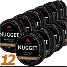 Kit 12 Unidades Graxa Sapato Nugget De 36g Nugget Em Pasta