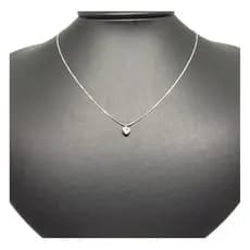 Colar Feminino Ponto De Luz Prata 925 Coração