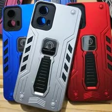 Capa Capinha Para Motorola Moto G35 / Moto G55 Anti impacto com suporte magnético e mesa