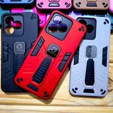 Capa Capinha Para Realme Note 70 / Realme Note 50 / Realme Note 60 Anti impacto com suporte magnético e mesa