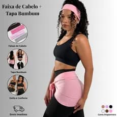 TAPA BUMBUM Confortável Elástica Esporte Tiara Academia Treino Yoga Headband
