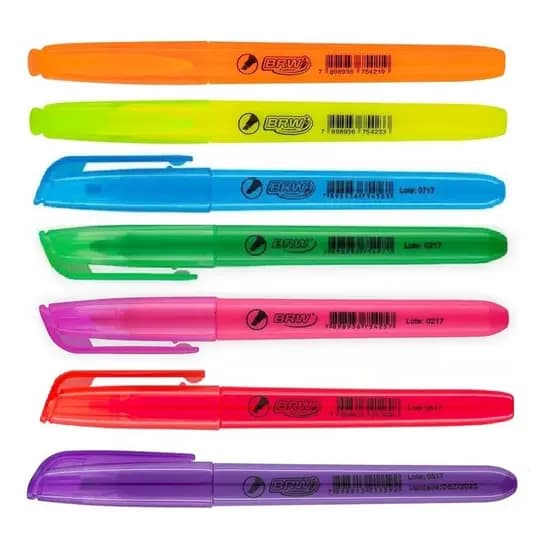 Marca texto Fluorescente BRW