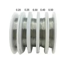 1 Rolo De Arame De Aço Inoxidável 0,2/0,25/0,3/0,4/0,5mm