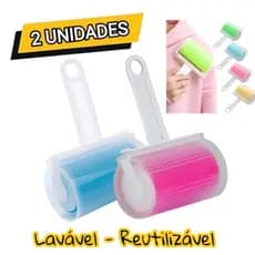 kit  Rolo tira pelo  lavável  de roupa reutilizável com capa protetora original