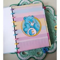 kit com 7  divisórias para caderno de disco/ tamanho universitário/Ursinhos Carinhosos