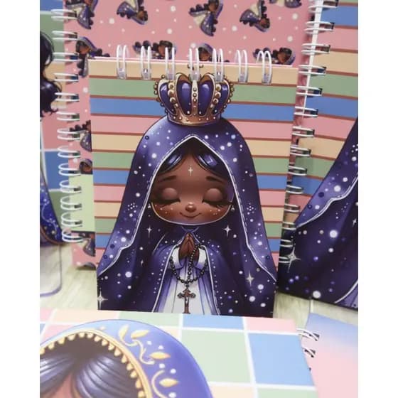 Bloquinho/Caderno A5/ Nossa Senhora Aparecida/presente/mimos