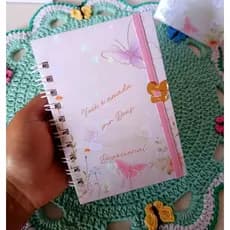 Caderno/Devocional de bolso/Mini devocional/ Tamanho A6/Borboletas