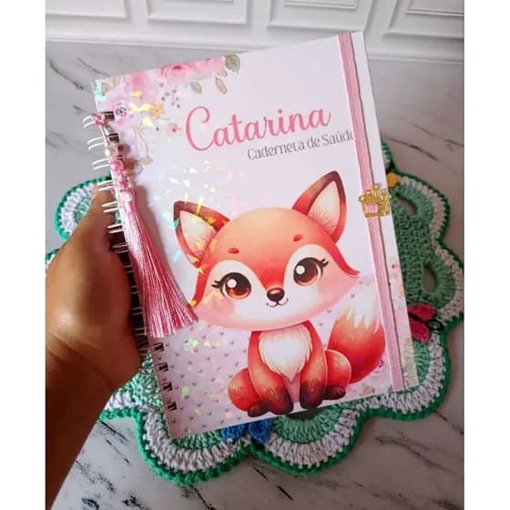 Caderneta de saúde/menina/raposinha