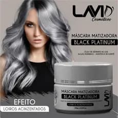 Máscara Matizadora Acinzentado Platinum Lavid 250g