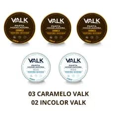 KIt 05 Pomada Modeladora Valk Varios Modelos 150g Revenda Barbearia Atacado