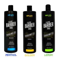 Shaving Gel Menta - Limão -Golden Infinity 1kg | Barbear Profissional Suave e Sem Irritação