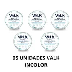 Kit 05 Pomada Modeladora inocolor Valk Varios 150g Revenda Barbearia Atacado