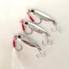 1pcs Metal Jigs 10g 15g 20g Pesca Jigging Isca Colher De Prata Spinnerbait Iscas De Baixo Atum Jig Enfrentar