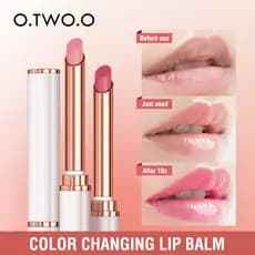 O.TWO.O Calmante Hidratante Bálsamo Labial que muda de cor Hidratante Batom Hidratante Cuidados com os lábios Batom que