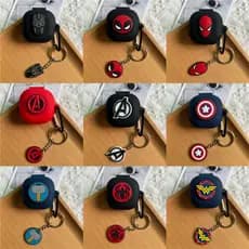 Capa Protetora Macia De Silicone Para Samsung Galaxy Buds FE 2/Live/2pro Bolsas Fones De Ouvido Com Chaveiro