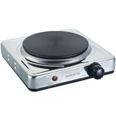Fogão Fogareiro Elétrico Portátil 1 Boca 1500W de Mesa Camping Temperatura Regulável 110V Agratto