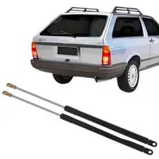 Par Amortecedor Tampa Traseira Porta Mala Mola Gás Volkswagen Parati 1983 à 1995 Quadrada