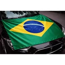 Bandeira do Brasil 1,55x1,00m  Copa do Mundo Premium  Cetim Real Brilho Sofisticado e Alta Qualidade