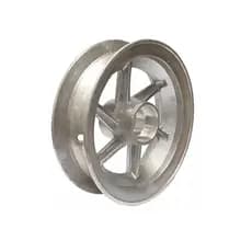 Roda Aro Injetado Aluminio 8 Pol 6 Raios 150KG Alucal