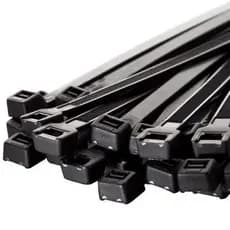 Abraçadeira de Nylon 3,6 x 250mm Preta com 100 Peças Fertak