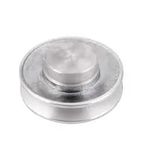 Polia de Alumínio 100mm com 1 Canal A - Mademil
