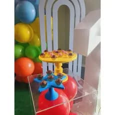 Kit 3 Bandejas Estrela Decorativas para Festas – Impressão 3D