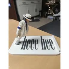Suporte para Celular Michael Jackson em Impressão 3D – Decorativo e Funcional